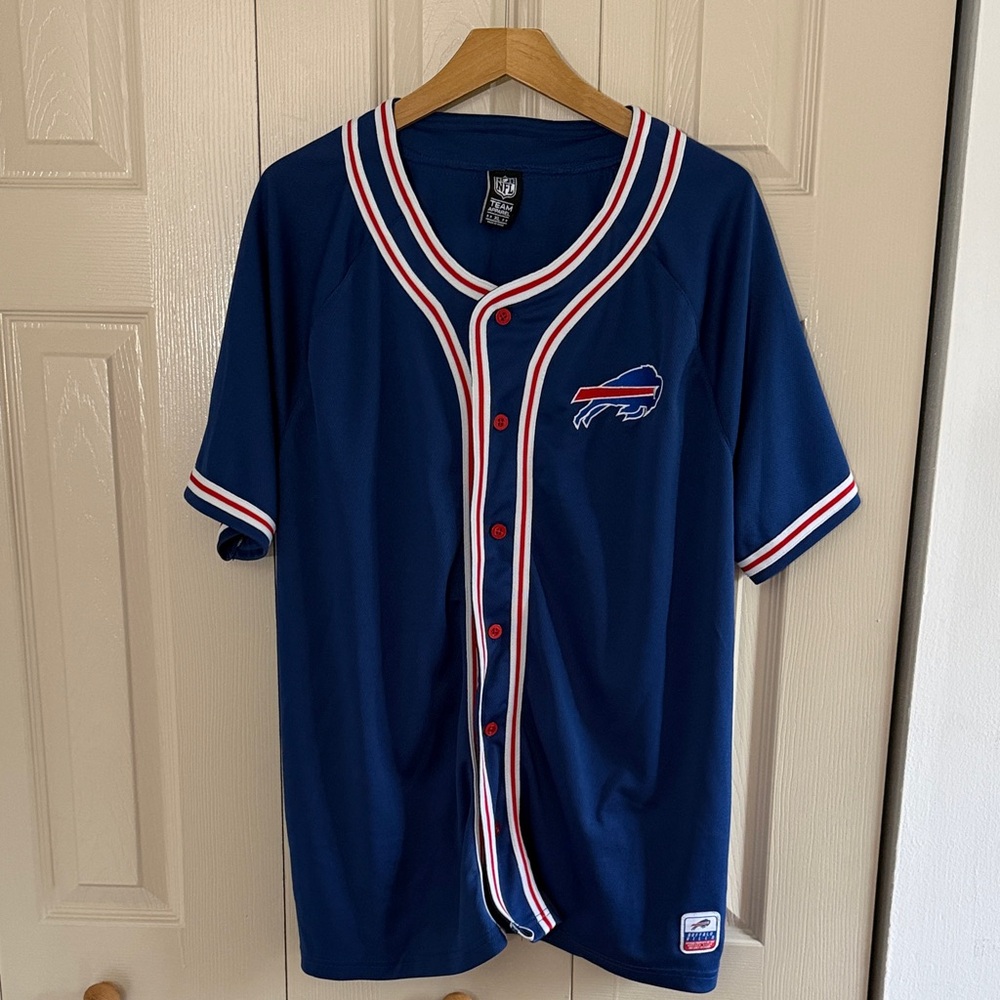 NFL Team buffalo bills, baseball style jersey